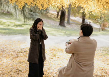 proposal photos at retiro park in madrid